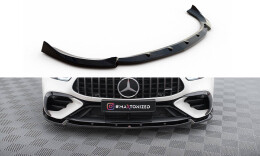 Cup Spoilerlippe Front Ansatz V.2 für Mercedes-AMG GT 43 4 Türer Coupe V8 Styling Paket schwarz Hochglanz