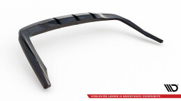 Mittlerer Cup Diffusor Heck Ansatz DTM Look für Mercedes-AMG GT 43 4 Türer Coupe V8 Styling Paket schwarz Hochglanz