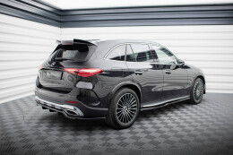 Mittlerer Cup Diffusor Heck Ansatz DTM Look für Mercedes GLC AMG-Line X254 schwarz Hochglanz