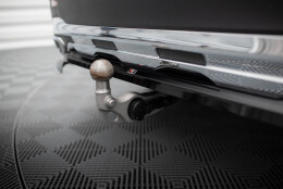 Mittlerer Cup Diffusor Heck Ansatz DTM Look passend für Mercedes-Benz GLC AMG-Line X254 schwarz Hochglanz