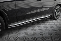 Seitenschweller Ansatz Cup Leisten passend für Mercedes-Benz GLC AMG-Line X254 schwarz Hochglanz