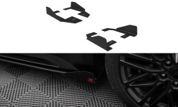 Seitenschweller Flaps für Kia Proceed GT / GT-Line Mk1 Facelift / Ceed GT Mk3 Facelift  schwarz Hochglanz