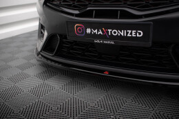 Cup Spoilerlippe Front Ansatz V.1 passend für Kia Proceed GT Mk3 Facelift / Ceed GT / GT - Line Mk1 Facelift schwarz Hochglanz