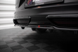 Mittlerer Cup Diffusor Heck Ansatz DTM Look für Kia Proceed GT Mk1 Facelift schwarz Hochglanz