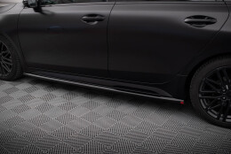 Seitenschweller Ansatz Cup Leisten passend für Kia Proceed GT / GT-Line Mk1 Facelift / Ceed GT Mk3 Facelift schwarz Hochglanz