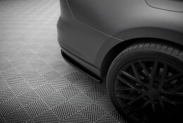 Street+ Mittlerer Diffusor Heck Ansatz RACE passend für VW Passat R-Line B8 schwarz Hochglanz