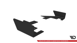 Hintere Seiten Flaps passend für Audi TT S 8S FL schwarz Hochglanz