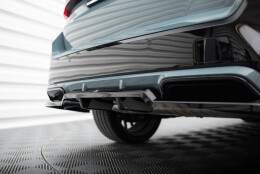 Mittlerer Cup Diffusor DTM Look Heck Ansatz für BMW X1 M-Paket U11 schwarz Hochglanz