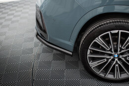 Mittlerer Cup Diffusor Heck Ansatz DTM Look passend für BMW X1 M-Paket U11 schwarz Hochglanz