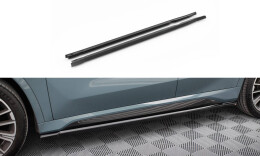 Seitenschweller Ansatz Cup Leisten für BMW X1 M-Paket U11 schwarz Hochglanz