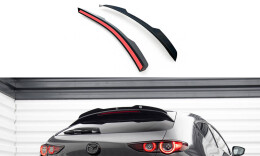 Heck Spoiler Aufsatz Abrisskante passend für Mazda 3 Mk4 schwarz Hochglanz