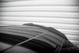 Heck Spoiler Aufsatz Abrisskante passend für Mazda 3 Mk4 schwarz Hochglanz