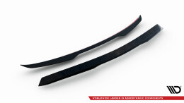 Heck Spoiler Aufsatz Abrisskante passend für Mazda 3 Mk4 schwarz Hochglanz