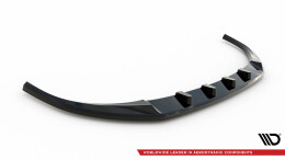 Cup Spoilerlippe Front Ansatz V.1 für Mazda 3 Mk4 schwarz Hochglanz
