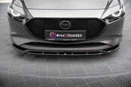 Cup Spoilerlippe Front Ansatz V.2 passend für Mazda 3 Mk4 schwarz Hochglanz