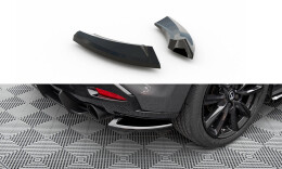 Heck Ansatz Flaps Diffusor für Mazda 3 Mk4 schwarz...