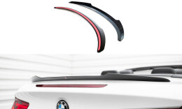 Heck Spoiler Aufsatz Abrisskante passend für BMW M6 / 6 M-Paket Cabriolet F12 schwarz Hochglanz