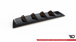 Heck Ansatz Diffusor passend für BMW M6 Gran Coupe / Coupe / Cabriolet F06 / F13 / F12 schwarz Hochglanz