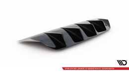Heck Ansatz Diffusor passend für BMW M6 Gran Coupe / Coupe / Cabriolet F06 / F13 / F12 schwarz Hochglanz