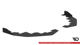 Front Stoßstange Flaps für Kia Stinger GT / GT-Line / Standard Mk1 schwarz Hochglanz