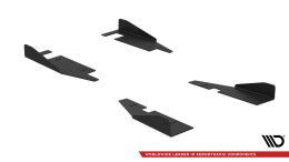 Seitenschweller Flaps passend für Kia Stinger GT / GT-Line / Standard Mk1 schwarz Hochglanz