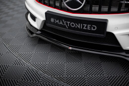 Cup Spoilerlippe Front Ansatz V.4 passend für Mercedes-Benz A45 AMG W176 schwarz Hochglanz
