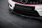Cup Spoilerlippe Front Ansatz V.4 für Mercedes-Benz A45 AMG W176 schwarz Hochglanz