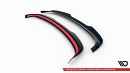 Heck Spoiler Aufsatz Abrisskante passend für VW Scirocco Mk3 Facelift schwarz Hochglanz