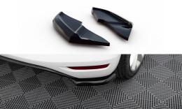 Heck Ansatz Flaps Diffusor V.1 für Volkswagen Scirocco Mk3 Facelift schwarz Hochglanz