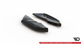 Heck Ansatz Flaps Diffusor V.1 passend für VW Scirocco Mk3 Facelift schwarz Hochglanz