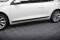 Seitenschweller Ansatz Cup Leisten für Volkswagen Scirocco Mk3 Facelift schwarz Hochglanz