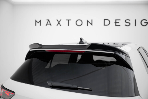 Heck Spoiler Aufsatz Abrisskante 3D passend für VW Golf GTI / GTE / GTD / R-Line / R Mk8 schwarz Hochglanz