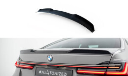 Heck Spoiler Aufsatz Abrisskante 3D für BMW 7 G11 / G12 schwarz Hochglanz