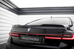Heck Spoiler Aufsatz Abrisskante 3D für BMW 7 M-Paket G11 schwarz Hochglanz