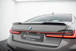 Heck Spoiler Aufsatz Abrisskante 3D passend für BMW 7 G11 / G12 schwarz Hochglanz