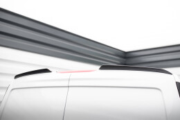 Heck Spoiler Aufsatz Abrisskante für Ford Transit Connect Mk2 Facelift schwarz Hochglanz