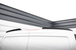 Heck Spoiler Aufsatz Abrisskante passend für Ford Transit Connect Mk2 Facelift schwarz Hochglanz