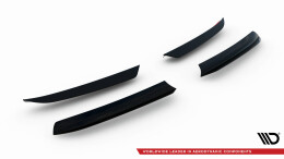 Heck Spoiler Aufsatz Abrisskante passend für Ford Transit Connect Mk2 Facelift schwarz Hochglanz