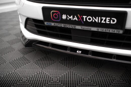 Cup Spoilerlippe Front Ansatz V.2 passend für Ford Transit Connect Mk2 Facelift schwarz Hochglanz