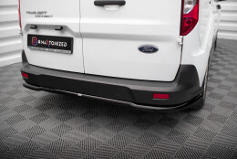 Mittlerer Cup Diffusor Heck Ansatz passend für Ford Transit Connect Mk2 Facelift schwarz Hochglanz