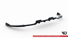 Mittlerer Cup Diffusor Heck Ansatz DTM Look passend für Toyota Corolla Hatchback Mk12 schwarz Hochglanz