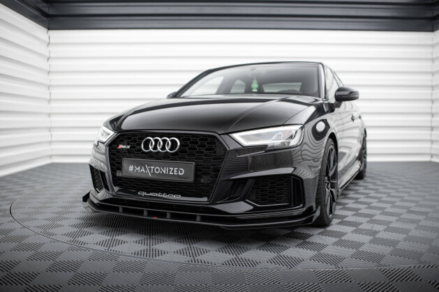 Front Stoßstange Flaps für Audi RS3 Limousine 8V Facelift