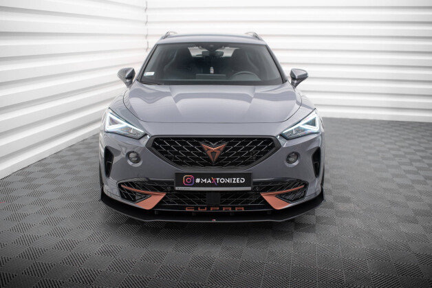 Street Pro Cup Spoilerlippe Front Ansatz passend für Cupra Formentor Mk1 SCHWARZ