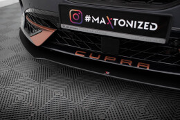 Street Pro Cup Spoilerlippe Front Ansatz für Cupra Formentor Mk1 SCHWARZ