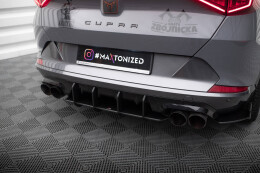 Street Pro Heckschürze Heck Ansatz Diffusor für Cupra Formentor Mk1 schwarz