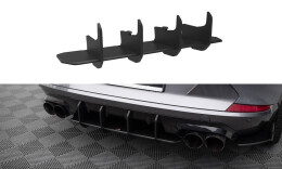 Street Pro Heckschürze Heck Ansatz Diffusor passend für Cupra Formentor Mk1 schwarz-rot