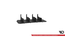 Street Pro Heckschürze Heck Ansatz Diffusor passend für Cupra Formentor Mk1 schwarz-rot