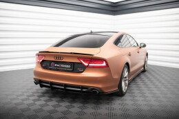 Street Pro Heckschürze Heck Ansatz Diffusor für Audi A7 C7 schwarz