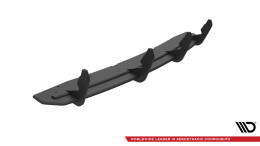 Street Pro Heckschürze Heck Ansatz Diffusor passend für Audi A7 S-Line C7 SCHWARZ