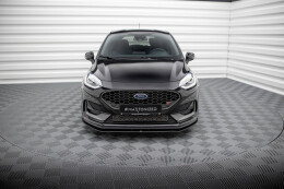 Street Pro Cup Spoilerlippe Front Ansatz für Ford Fiesta ST / ST-Line Mk8 Facelift schwarz